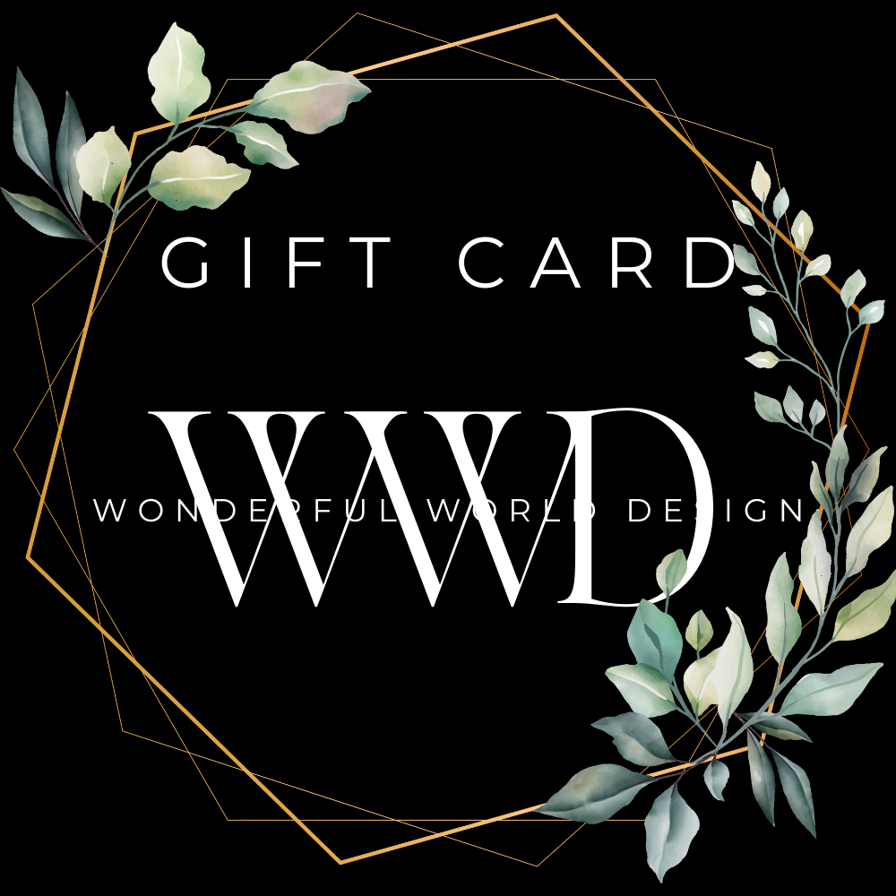 Wonderful World Design Jewelry Gift Card