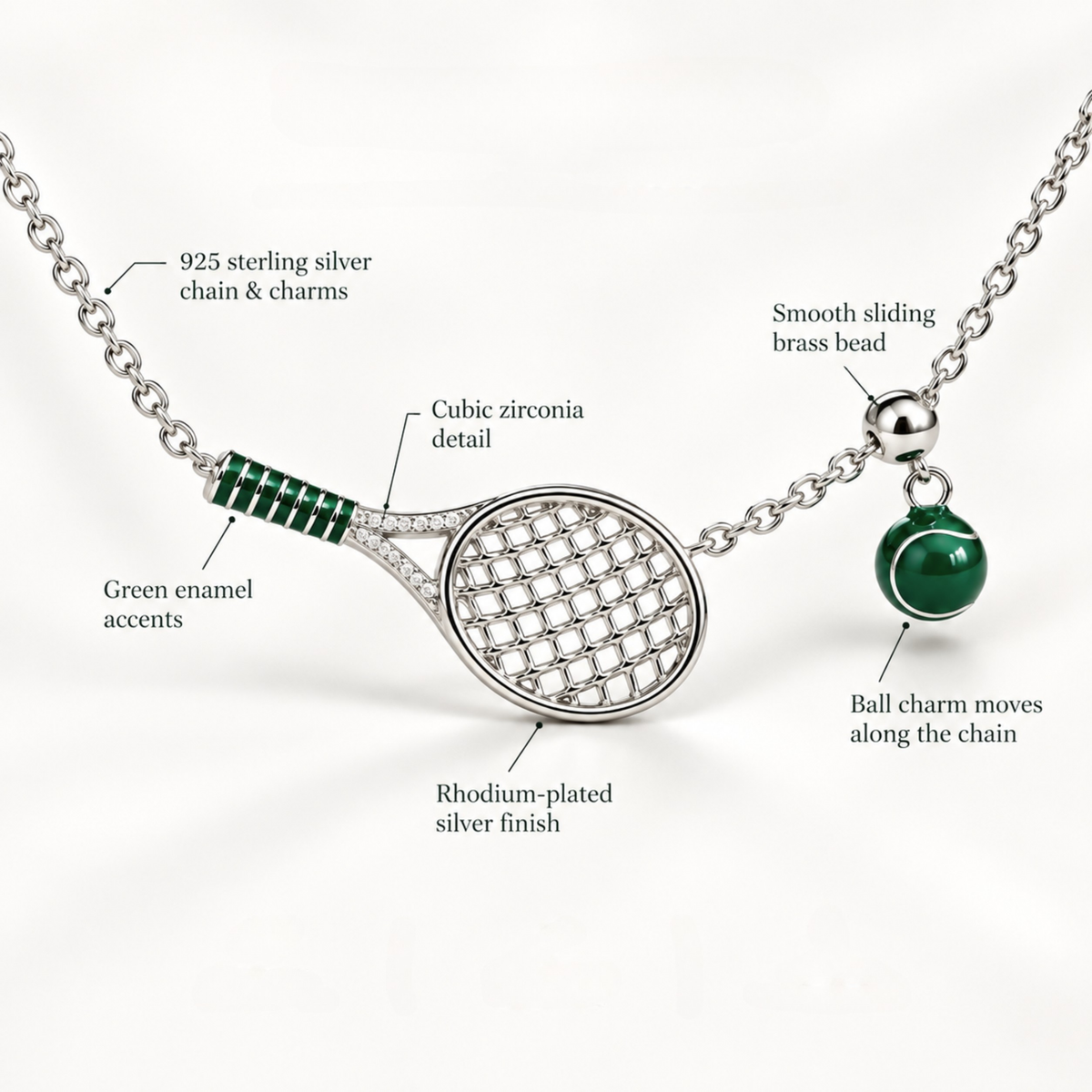 Sterling silver construction
